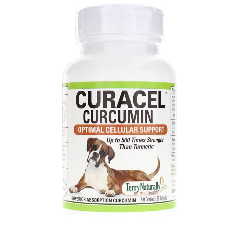 Terry Naturally Curacel Curcumin for Dogs 60 Softgels