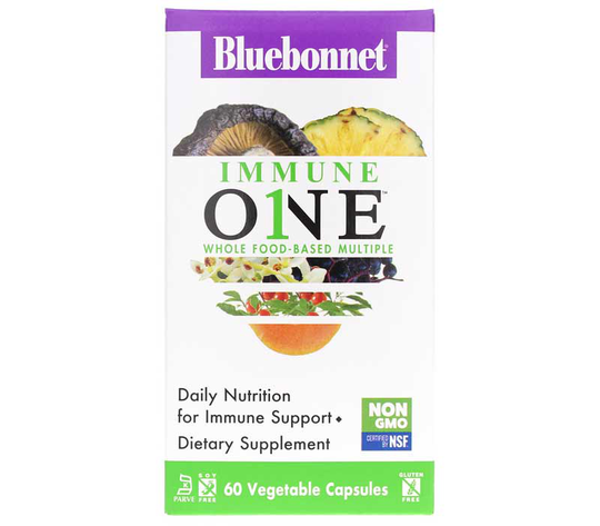 Bluebonnet Immune One Whole Food-Based Multiple, 60 Veg Capsules