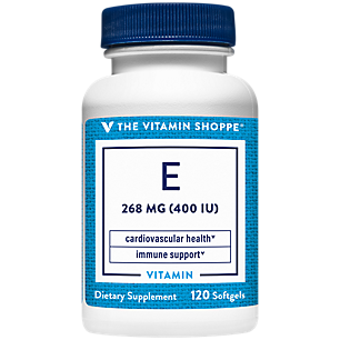 Vitamin E - Promotes Cardiovascular Health & Immune Support - 400 IU (120 Softgels)