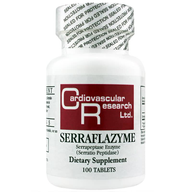 Cardiovascular Research Serraflazyme Serrapeptase Enzyme 100 Tablets