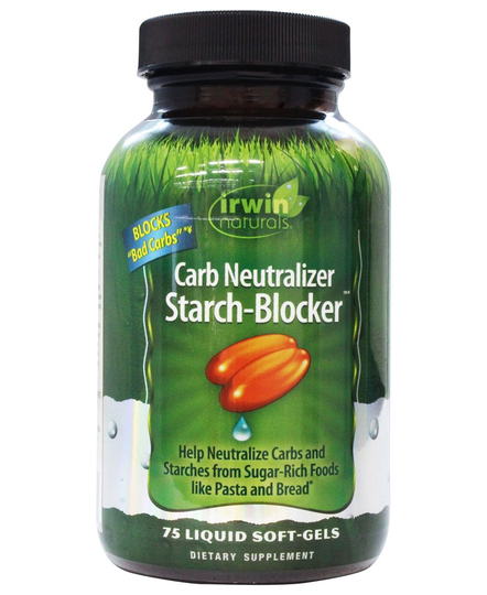 Irwin Naturals - Carb Neutralizer Starch-Blocker - 75 Liquid Softgels