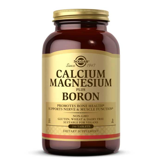 Solgar Calcium Magnesium plus Boron 250 Tablets