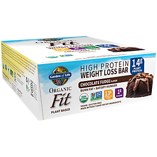 Fit Organic Plant-Based High Protein Bar - Chocolate Fudge (12 Bars)