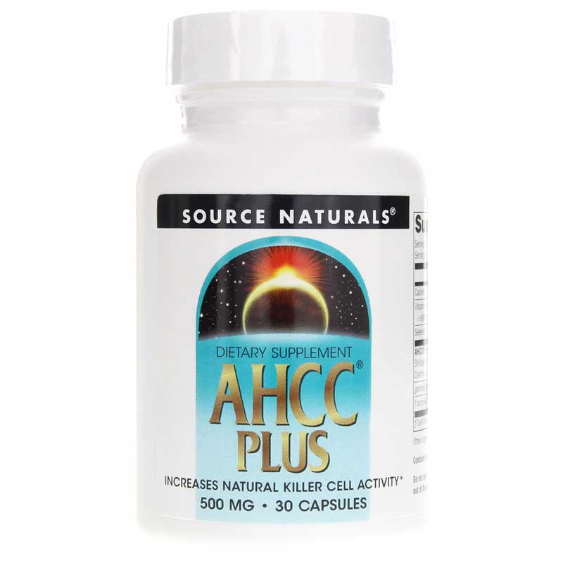 Source Naturals Ahcc Plus 500 Mg 30 Capsules