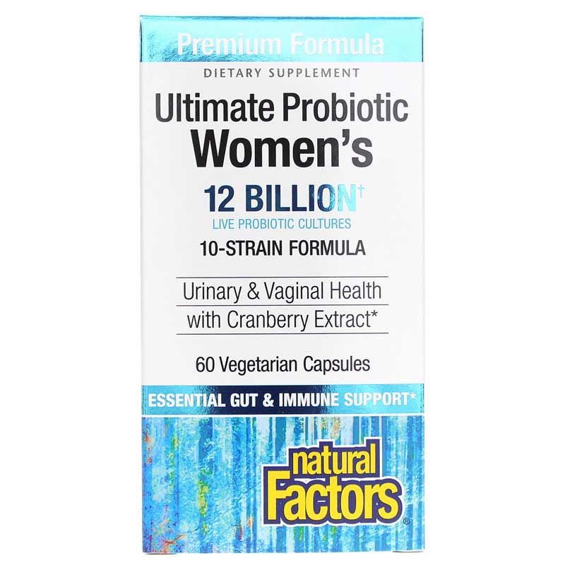 Natural Factors Ultimate Probiotic Women's Formula 60 Veg Capsules