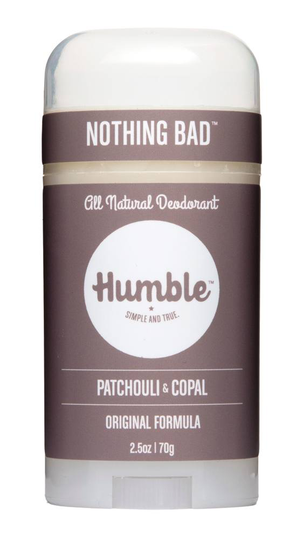Humble Brands - All Natural Deodorant Stick Patchouli & Copal - 2.5 oz.