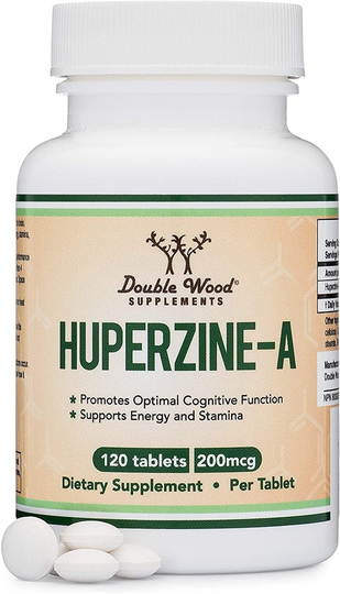 Double Wood Supplements - Huperzine-A Optimal Cognitive Function 200 mcg. - 120 Tablets