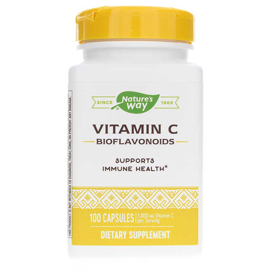 Natures Way Vitamin C with Bioflavonoids 100 Capsules