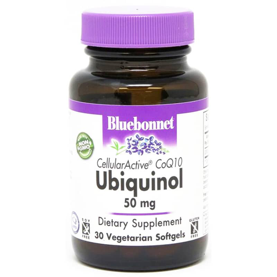 Bluebonnet Ubiquinol 50 Mg 30 Veg Capsules 30 Veg Softgels