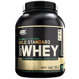 Gold Standard 100% Whey Protein Naturally Flavored - Chocolate (4.8 Lbs. / 68 Servings)