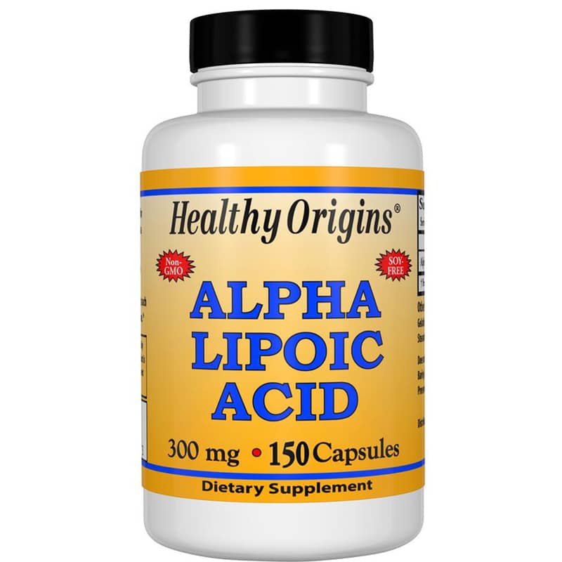 Healthy Origins Alpha Lipoic Acid 300 Mg 150 Capsules