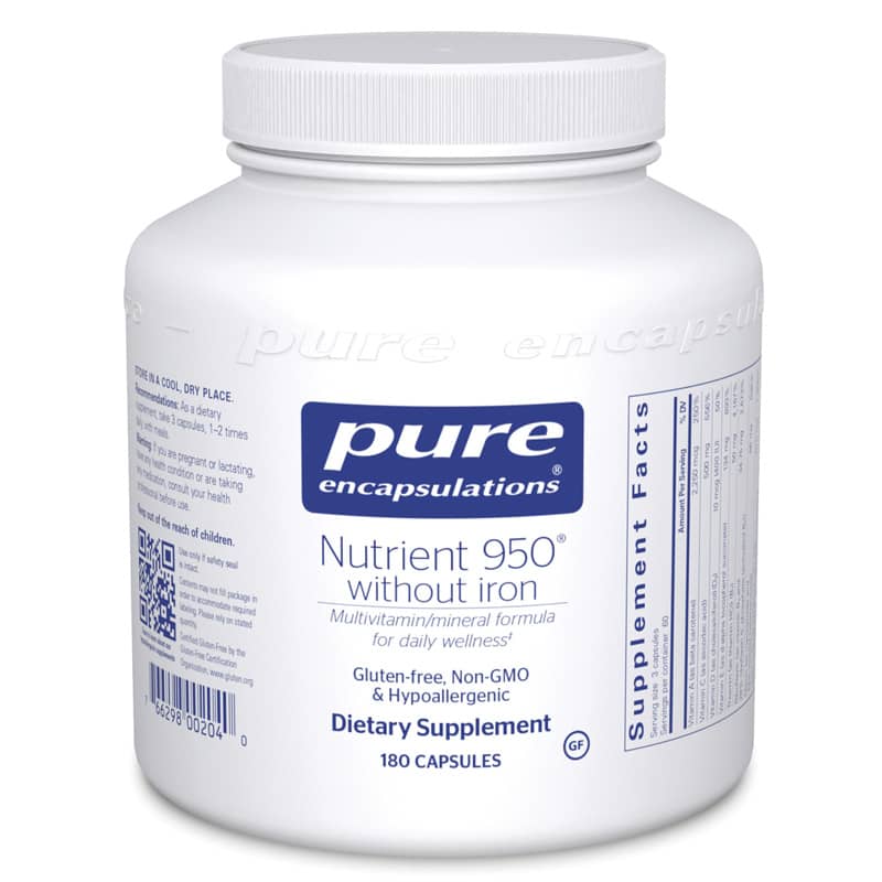Pure Encapsulations Nutrient 950 without iron 180 Capsules