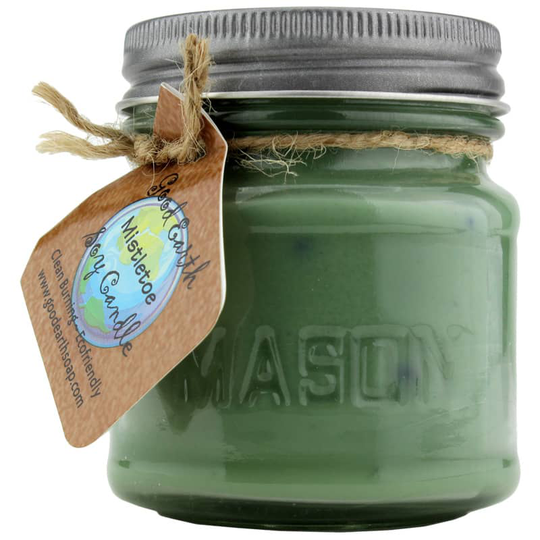 Good Earth Mason Jar Soy Candle Mistletoe 8 Oz 1 Piece(s)