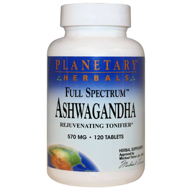 Planetary Herbals Ashwagandha 570 Mg Full Spectrum 120 Tablets