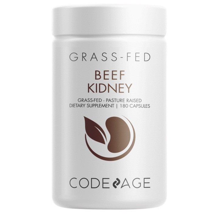 Codeage - Beef Kidney Grass Fed & Pasture Raised - 180 Capsules