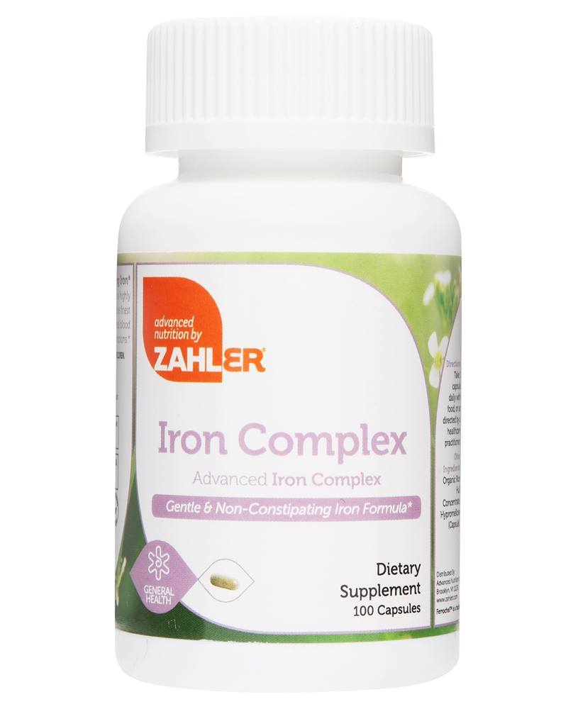 Zahler - Iron Complex - 100 Capsules