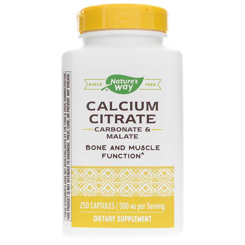 Natures Way Calcium Citrate Complex 250 Capsules