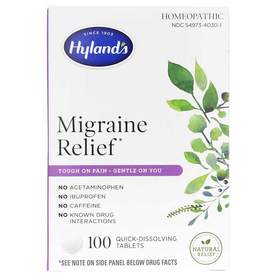 Hylands Migraine Relief 100 Tablets