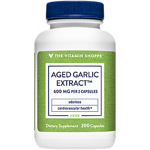 Odorless Aged Garlic Extract - Supports Cardiovascular Health - 600 MG (200 Capsules)