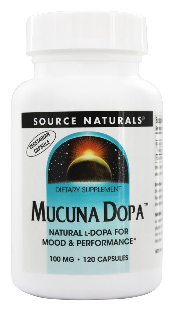 Source Naturals - Mucuna Dopa 100 mg. - 120 Vegetarian Capsules
