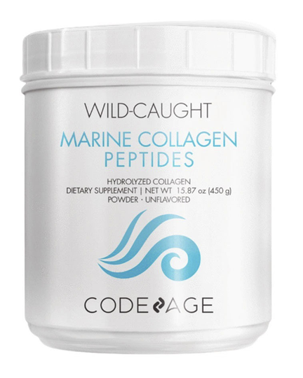 Codeage - Wild Caught Marine Collagen Peptides Hydrolyzed Powder Unflavored - 15.87 oz.