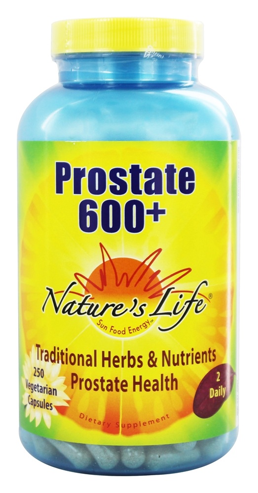 Nature's Life - Prostate 600 Plus - 250 Vegetarian Capsules