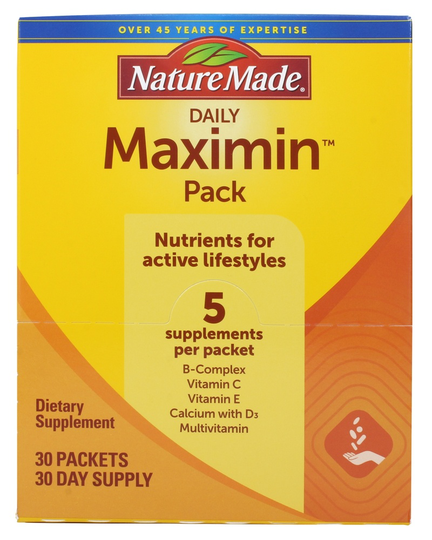 Nature Made - Maximin Daily Vitamin Pack - 30 Packet(s)