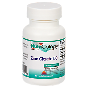 Zinc Citrate 50 MG (60 Vegetarian Capsules)