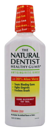 The Natural Dentist - Healthy Gums Antigingivitis Rinse Orange Zest - 16.9 fl. oz.