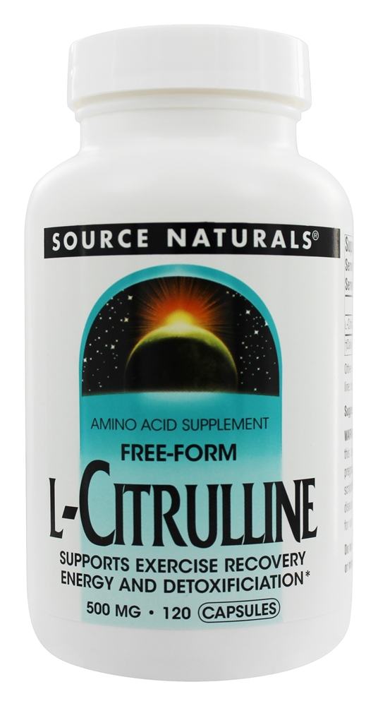Source Naturals - L Citrulline Free-Form 500 mg. - 120 Capsules