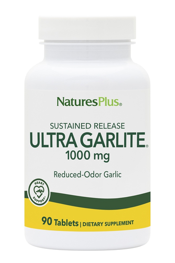 Natures Plus - Ultra Garlite Sustained Release 1000 mg. - 90 Tablets