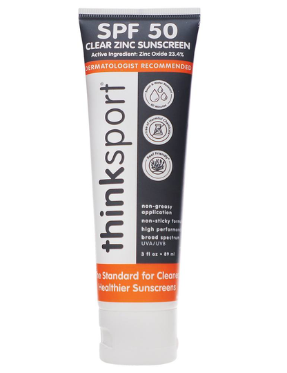 Thinksport - Clear Zinc Sunscreen 50 SPF - 3 fl. oz.