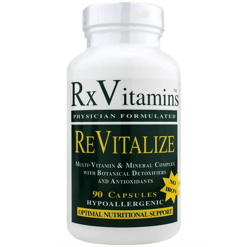 Rx Vitamins ReVitalize Multi-Vitamin & Mineral Complex No Iron 90 Capsules