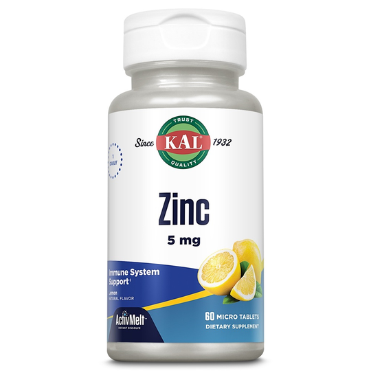 Kal - Zinc Sweet Lemon 5 mg. - 60 Tablet(s)