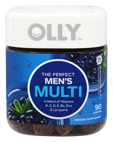 Olly - The Perfect Men's Multi Blackberry Blitz - 90 Gummies