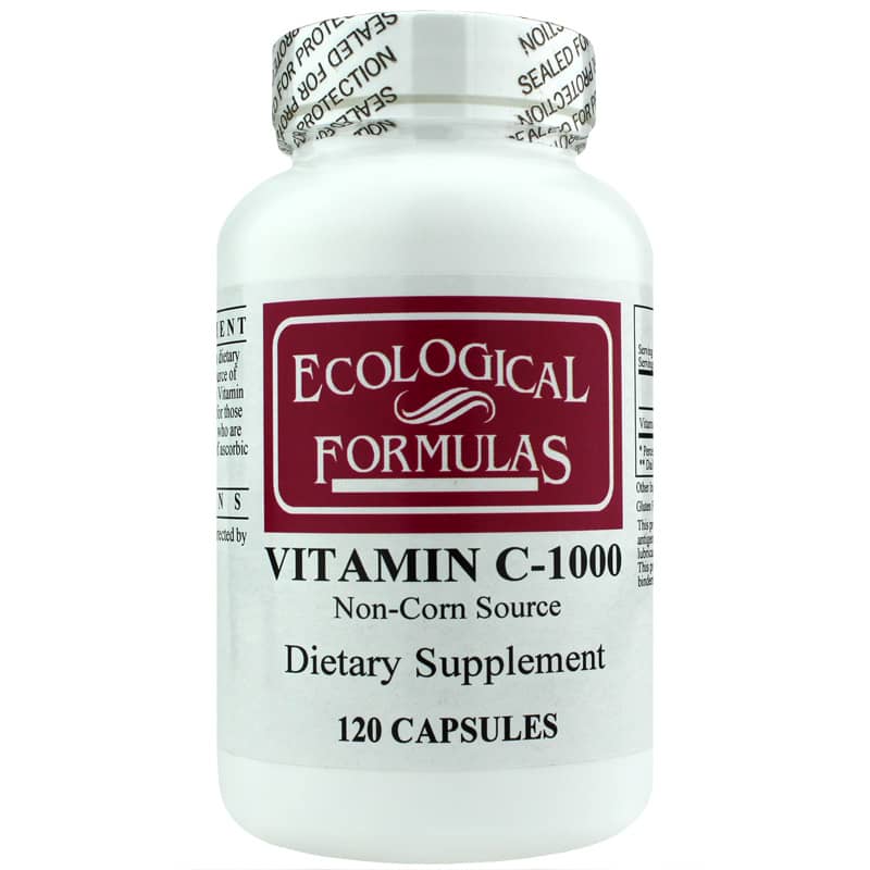 Ecological Formulas Vitamin C-1000 Non-Corn Source 120 Capsules