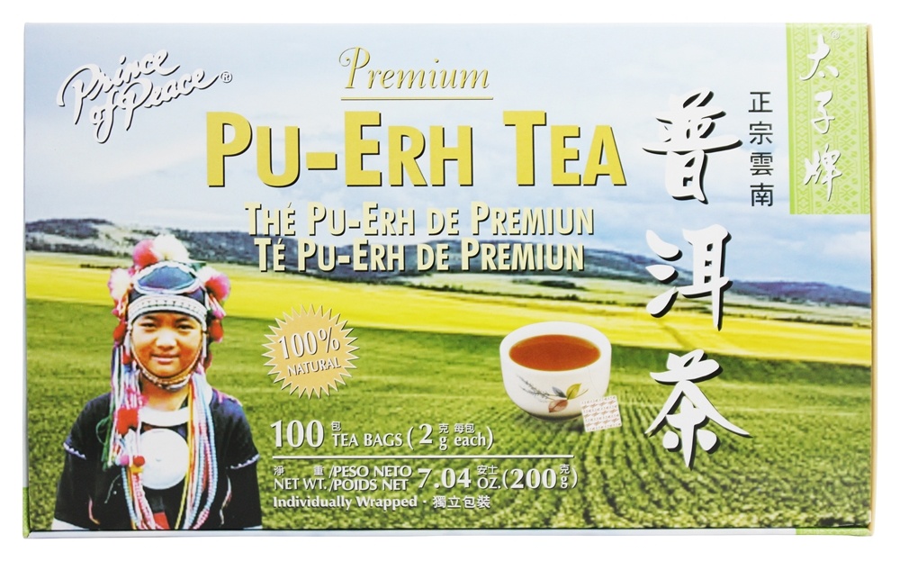 Prince of Peace - Premium Pu-Erh Black Tea - 100 Tea Bags