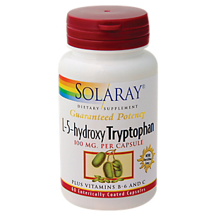 L-5-Hydroxy Tryptophan + Vitamins B6 & C - 100 MG (60 Capsules)