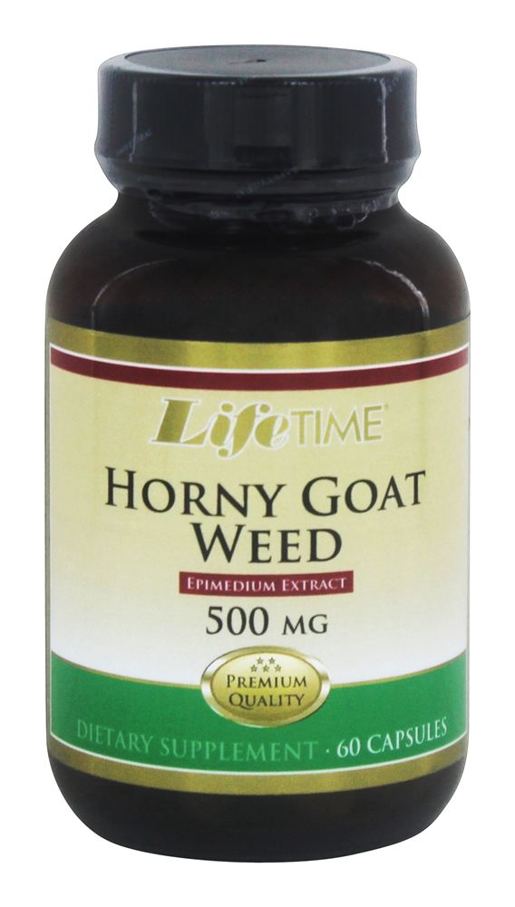 LifeTime Vitamins - Horny Goat Weed 500 mg. - 60 Capsules