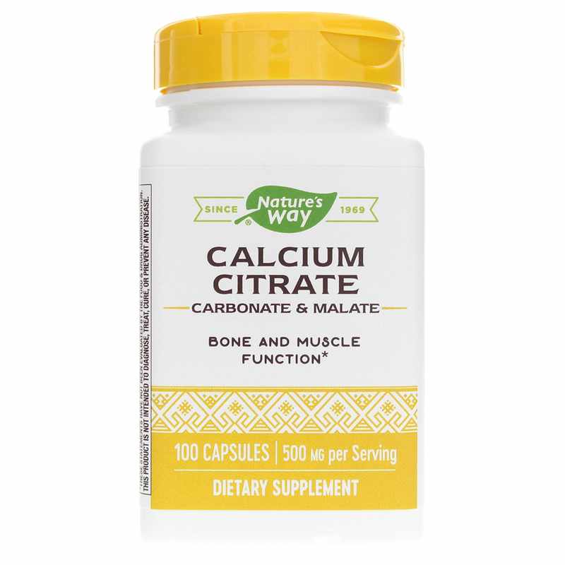 Natures Way Calcium Citrate Complex 100 Capsules