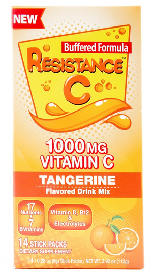 Resistance C - Vitamin C Buffered Drink Mix Tangerine 1000 mg. - 14 Stick Pack(s)