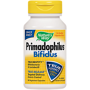 Primadophilus Bifidus Refrigerated Probiotic - 5 Billion CFUs (90 Vegetarian Capsules)