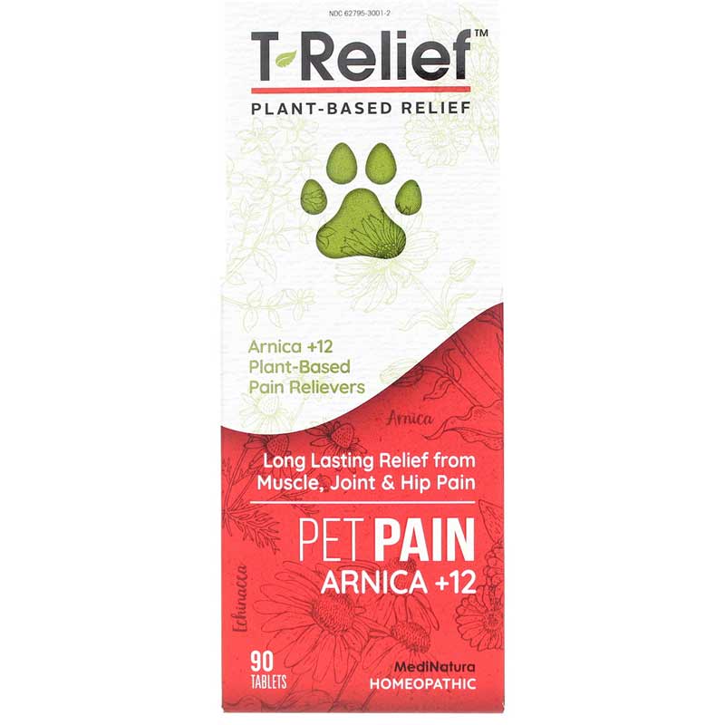 MediNatura T-Relief Pet Pain 90 Tablets