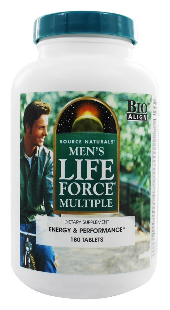 Source Naturals - Men's Life Force Multiple - 180 Tablets