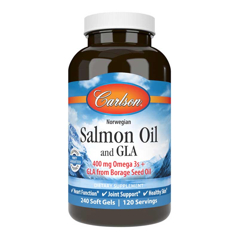 Carlson Labs Salmon Oil and GLA 240 Softgels