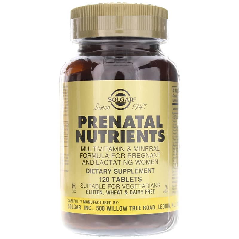 Solgar Prenatal Nutrients 120 Tablets