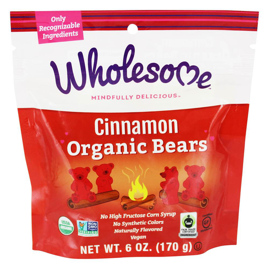 Wholesome - Organic Cinnamon Bears Snacks - 6 oz.