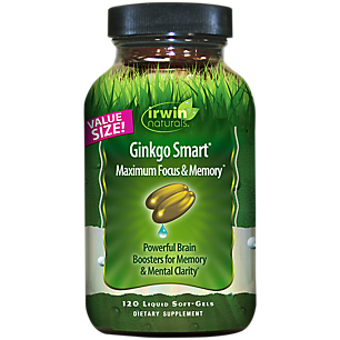 Ginkgo Smart Value Size - Maximum Focus & Energy (120 Liquid Softgels)