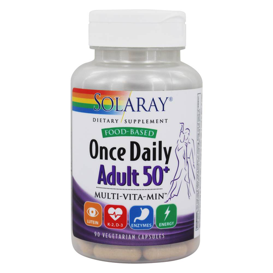 Solaray - Once Daily Adults 50 Multi-Vita-Min - 90 Vegetarian Capsules