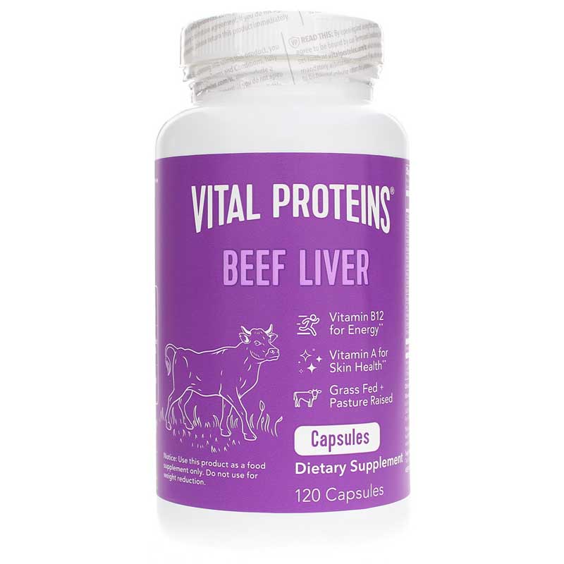 Vital Proteins Beef Liver 120 Capsules